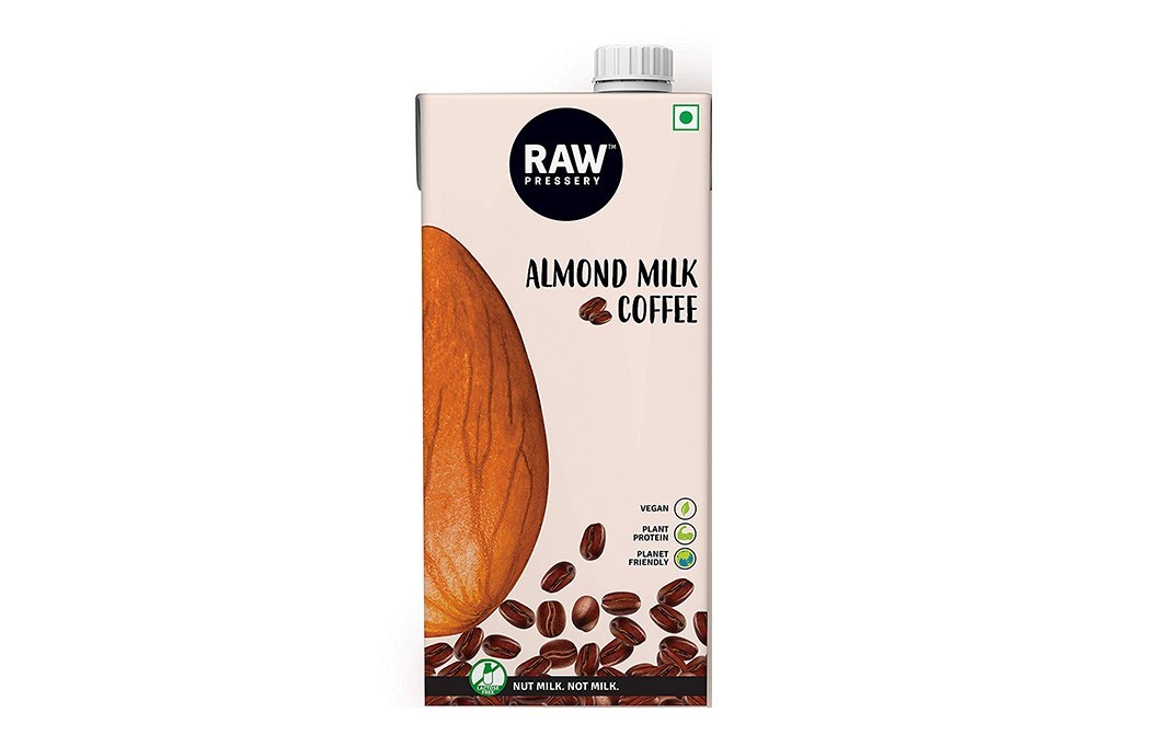 Raw Pressery Almond Milk Coffee    Tetra Pack  1 litre